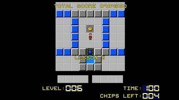 chips challenge 1, level 6