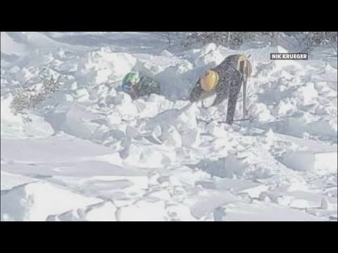 Avalanche at Sugarloaf Mountain buries skier up to his neck