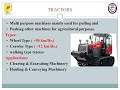 Construction Techniques, Equipments and Safety Earth work equipments