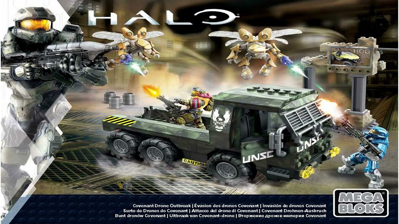 Mega Instructions | Halo | CND03 | Covenant Drone Outbreak