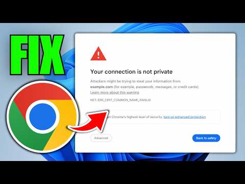 How To Fix Not Secure Error In Google Chrome (Windows 11)
