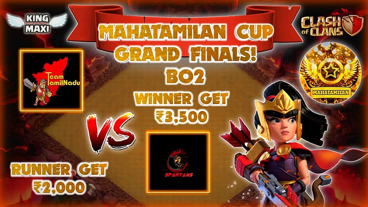 MAHATAMILAN CUP 🔥 | FINALS MATCH! | CLASH OF CLANS TAMIL | KINGMAXI IS LIVE!