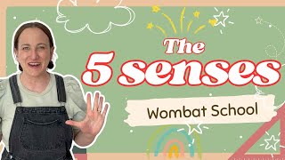 The Five Senses Wombat School Fun Learning for Kids Kindy Grade 2