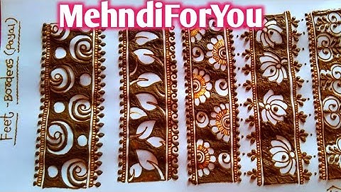 Mehndi design for beginners :- practice negative space mehndi || Payal mehndi design