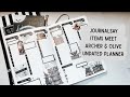 Using New Journalsay Stationary in my ARcher &amp; Olive planner