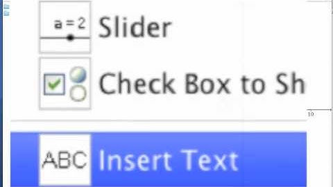 MathType Equations in GeoGebra