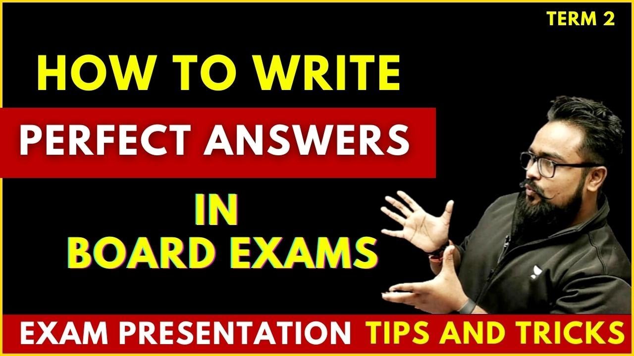 🔥 How to write answers in Board exams Paper Presentation Tips and