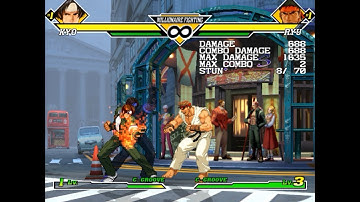 Capcom vs. SNK 2 - Extra Kyo Combos