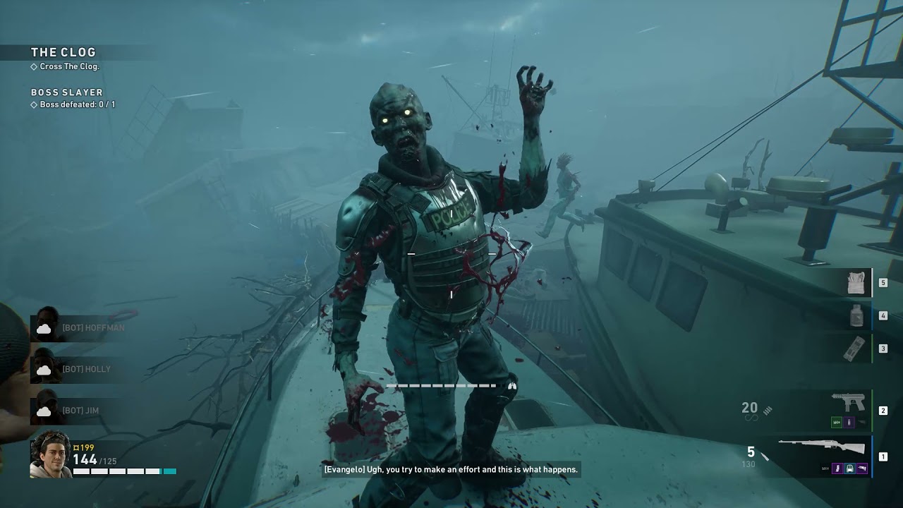 Act 2 map 6, The Clog, Nightmare True Solo - Back 4 Blood