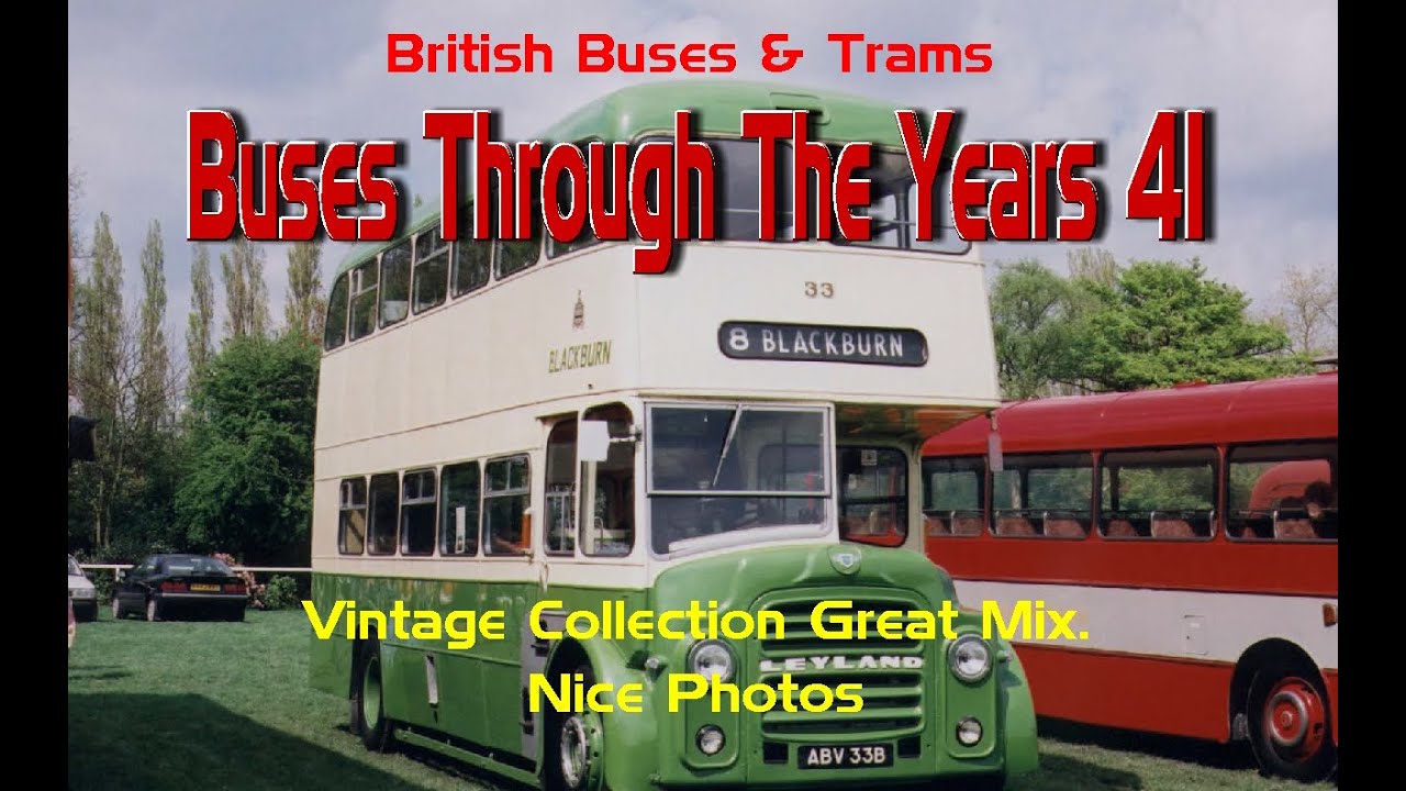 Buses Through The Years 41 Vintage Collection Great Mix  Nice Photos