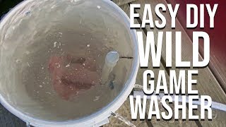 DIY Wild Game Washer - Fish and Game Washing Bucket screenshot 1