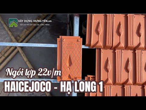 Ngói Lợp 22v/m Hạ Long 1 - Haicejoco | Ngói Mấp Hạ Long 1 - Haicejoco 22v/m Dùng Cho Nhà Mái Thái...