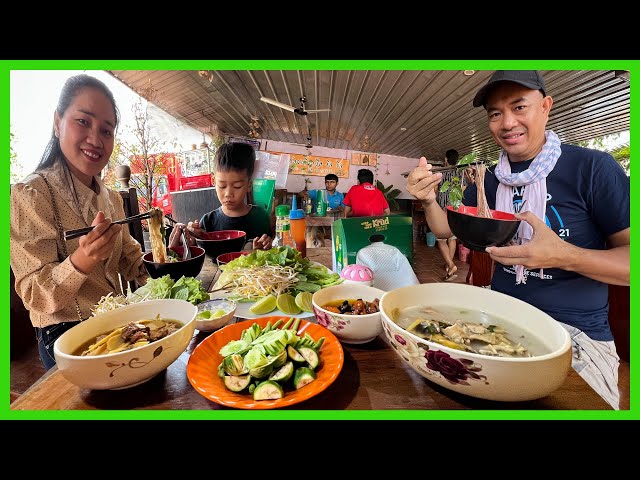 Oddar Meanchey - Lunch At Anlong Veng - Overnight At Sra'aem! K-Local Food At Countryside. class=