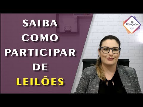 Vídeo: Como Participar De Leilões De Falências