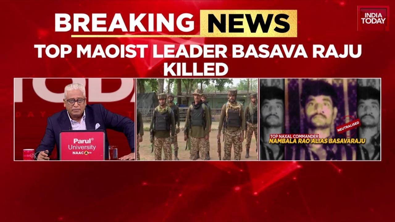 Top Maoist Leader Basava Raju Among 27 Naxals Killed In Chhattisgarh ...