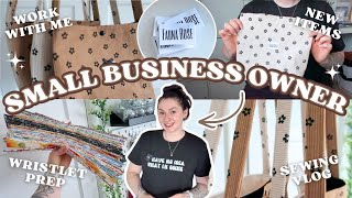 🪡Sewing Mini Corduroy Tote Bags Vlog ✨ Life Running A Small Business🍂  - Fauna Rose ☆