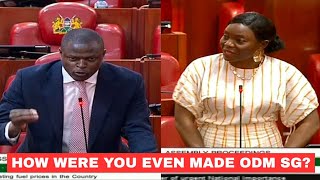 ITS NOW CLEAR WHY KENYANS NEED TO QUESTION YOUR CAPACITY TO BE ODM SG.Ndindi Nyoro destroys Omanyo