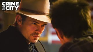 Raylan Drops by Boyd's New Bar | Justified (Timothy Olyphant)