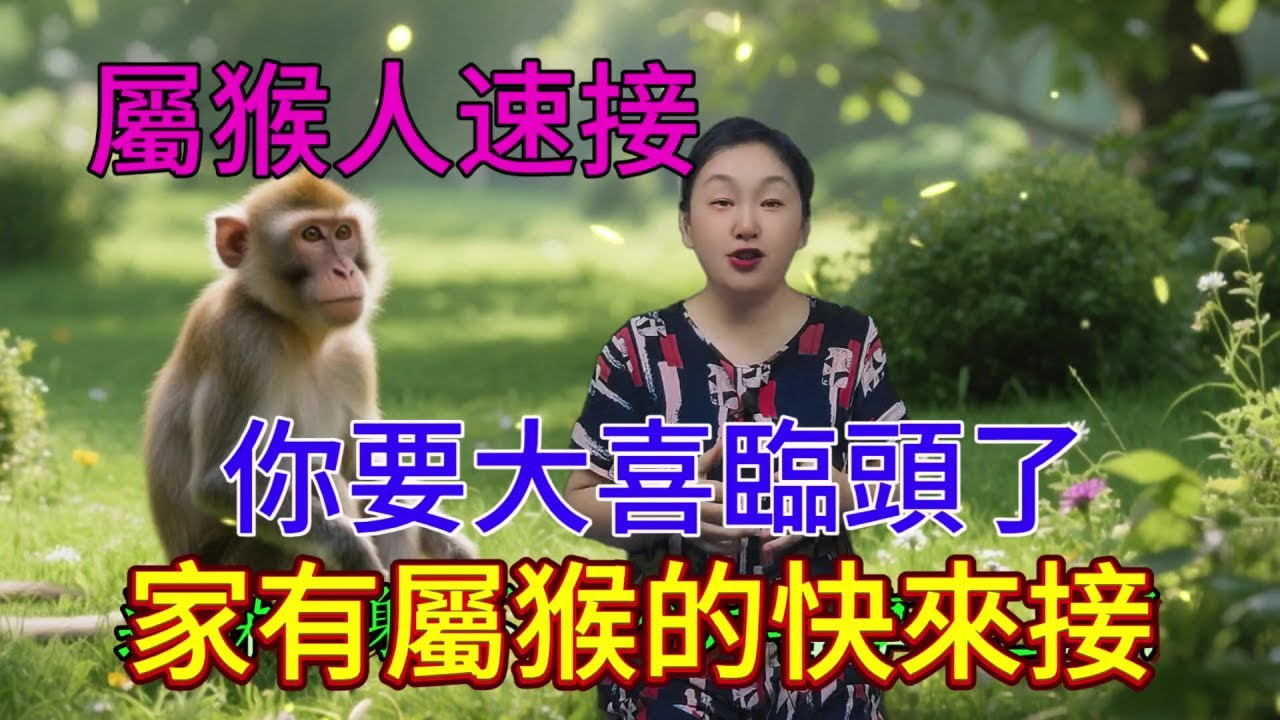 屬猴人速接！你要大喜臨頭了，年前「躲不掉的大喜」上門，家有屬猴的快來接！接了這喜，明年一整年順順利利！#財富 #運勢 #補財庫旺財氣