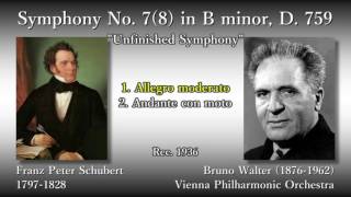 Schubert: Symphony No. 7(8) `Unfinished`, Walter & VPO (1936) シューベルト 交響曲第7(8)番 ワルター