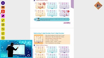 Gohar Skill Up Mathematics 2|Unit 2|Lec 11|Subtraction from 3-diigt Numbers(with borrowing)