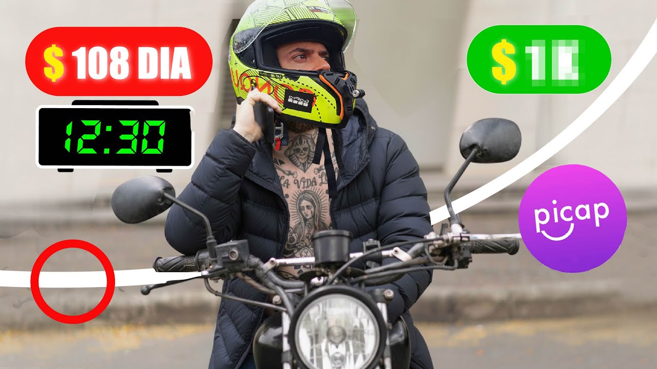 ¿Vale la pena MADRUGAR trabajando con Picap MOTO EN BOGOTÁ? DÍA 15 / T1