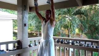 64 year old guy does P90X2 P.A.P. Upper, Two Towel Pull ups