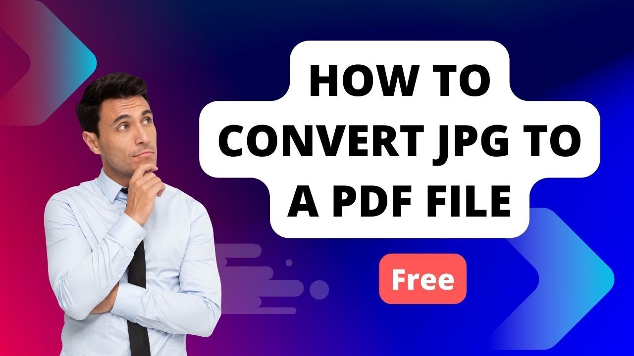How to convert image file to pdf - YouTube