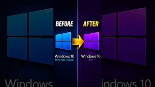 Windows home to pro just a trick 😲 #reel #trending #today #technology #Activate #laptop #windows