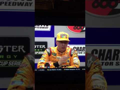 Kyle Busch Coke 600 Mic Drop