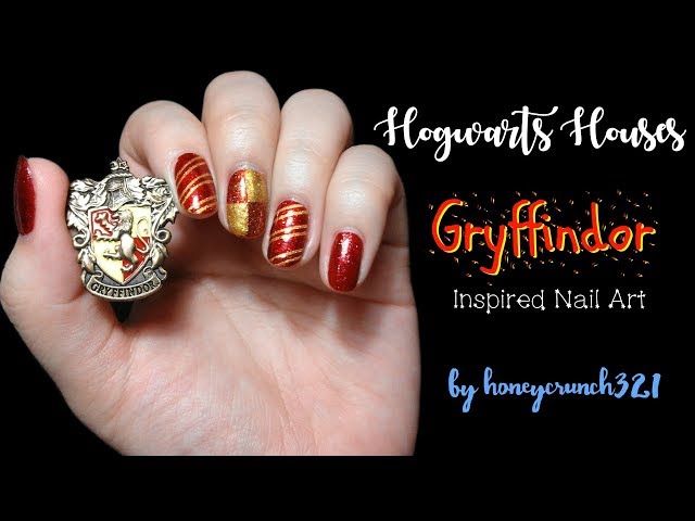 Harry Potter: 10 Most Incredible Gryffindor Nail Art Designs