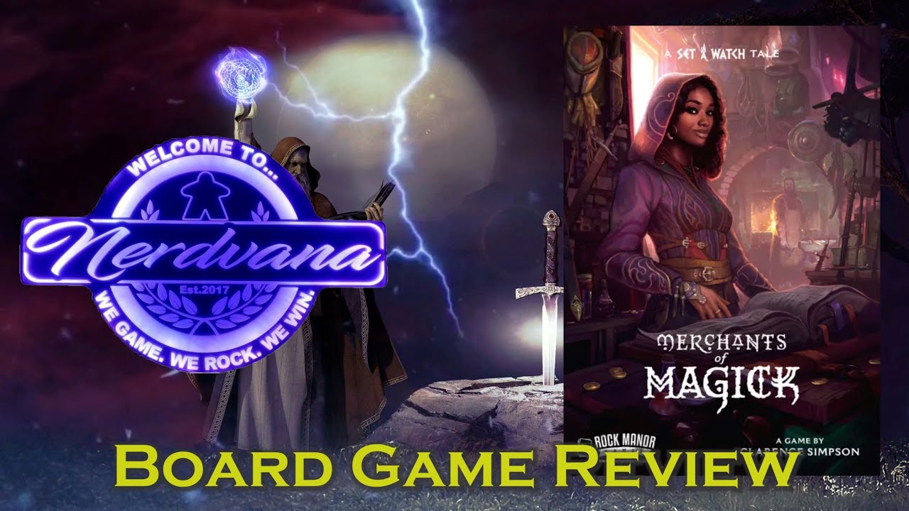 Merchants of Magick: A Set a Watch Tale Board Game Review - YouTube