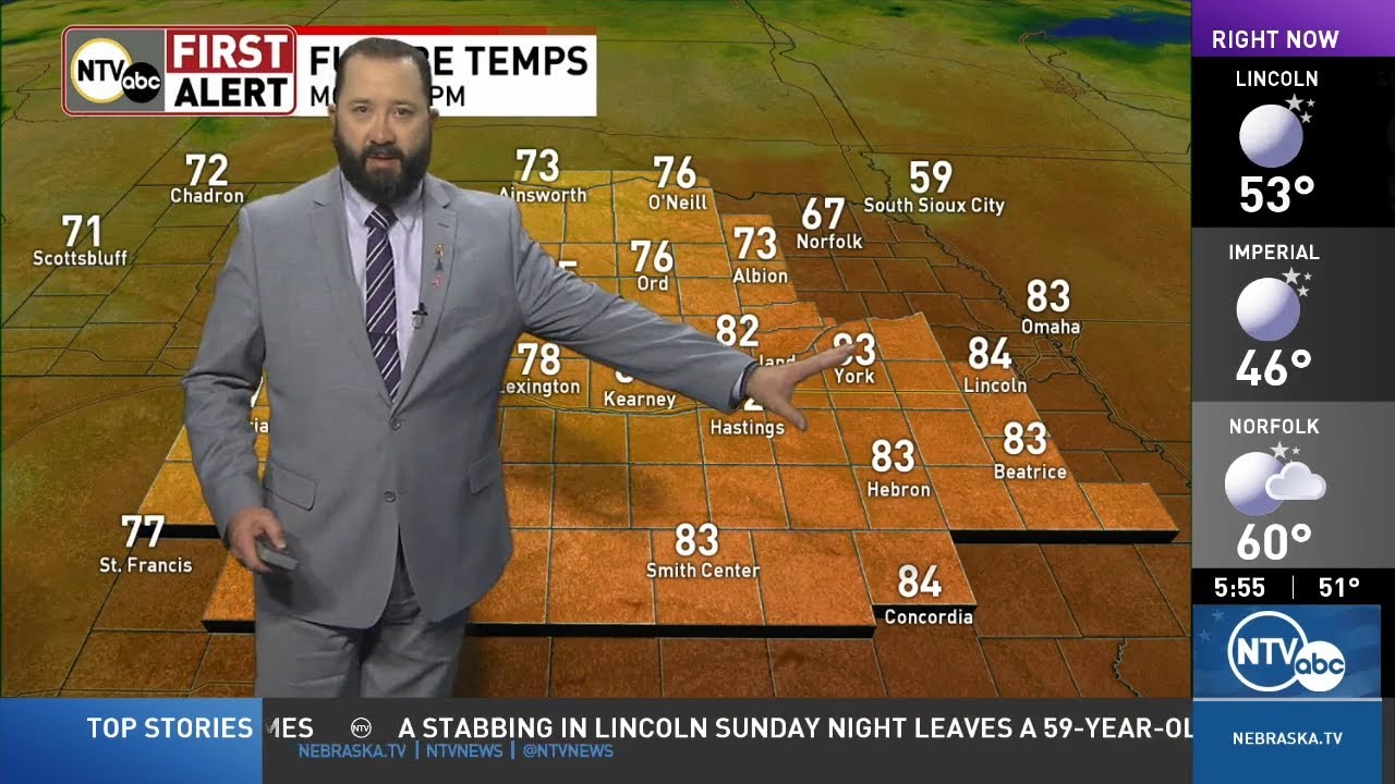 Warm dry day with rain chances in the future(NTV's First Alert Forecast ...