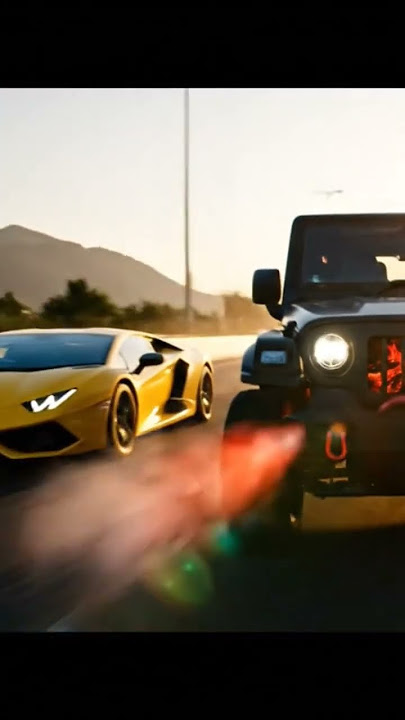 Mahindra Thar Beats Lamborghini & Ferrari – The Indian Beast Rules the Road 🔥