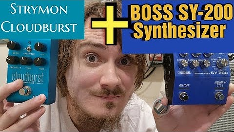 Strymon Cloudburst Reverb PLUS SY-200 Synth Is Amazing!