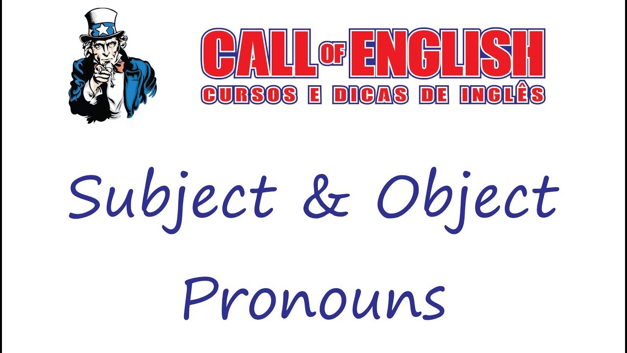 Subject And Object Pronouns YouTube