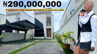 Spacious and Luxury 5 bedroom solar powered duplex in Chevron lekki Lagos Nigeria