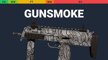 MP7 Gunsmoke - Skin Float And Wear Preview