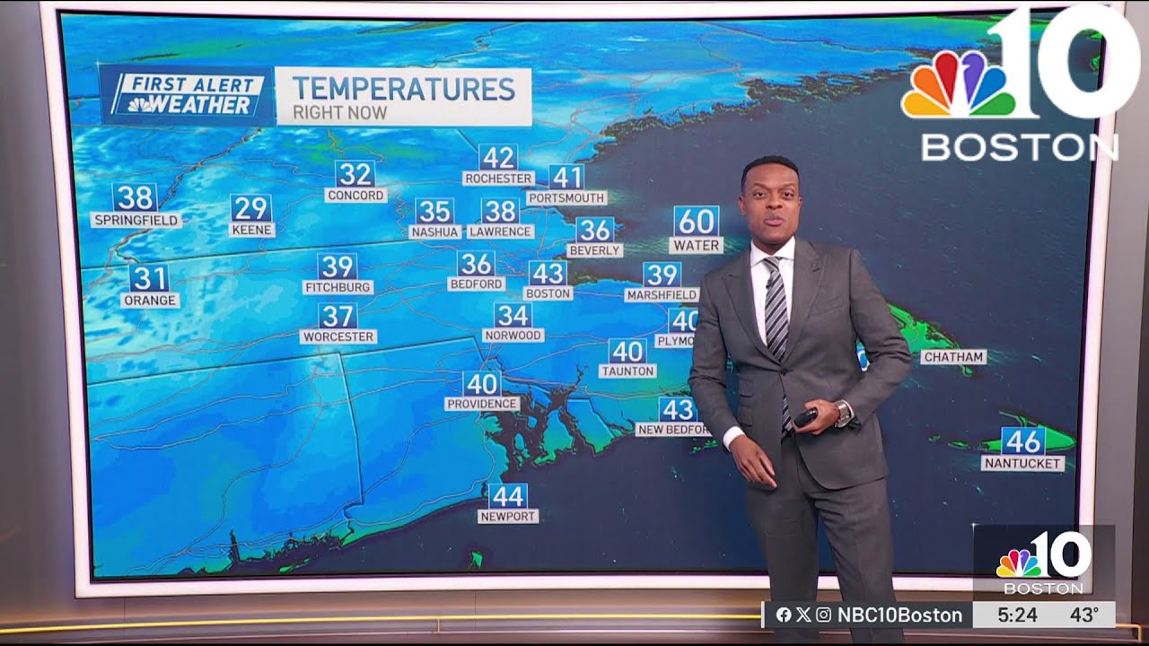 Forecast: Chilly start, cool finish as sun returns Tuesday - YouTube