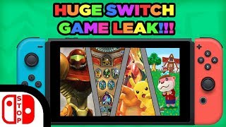 MASSIVE Switch Game LEAK Metroid Pokemon Hearthstone MORE