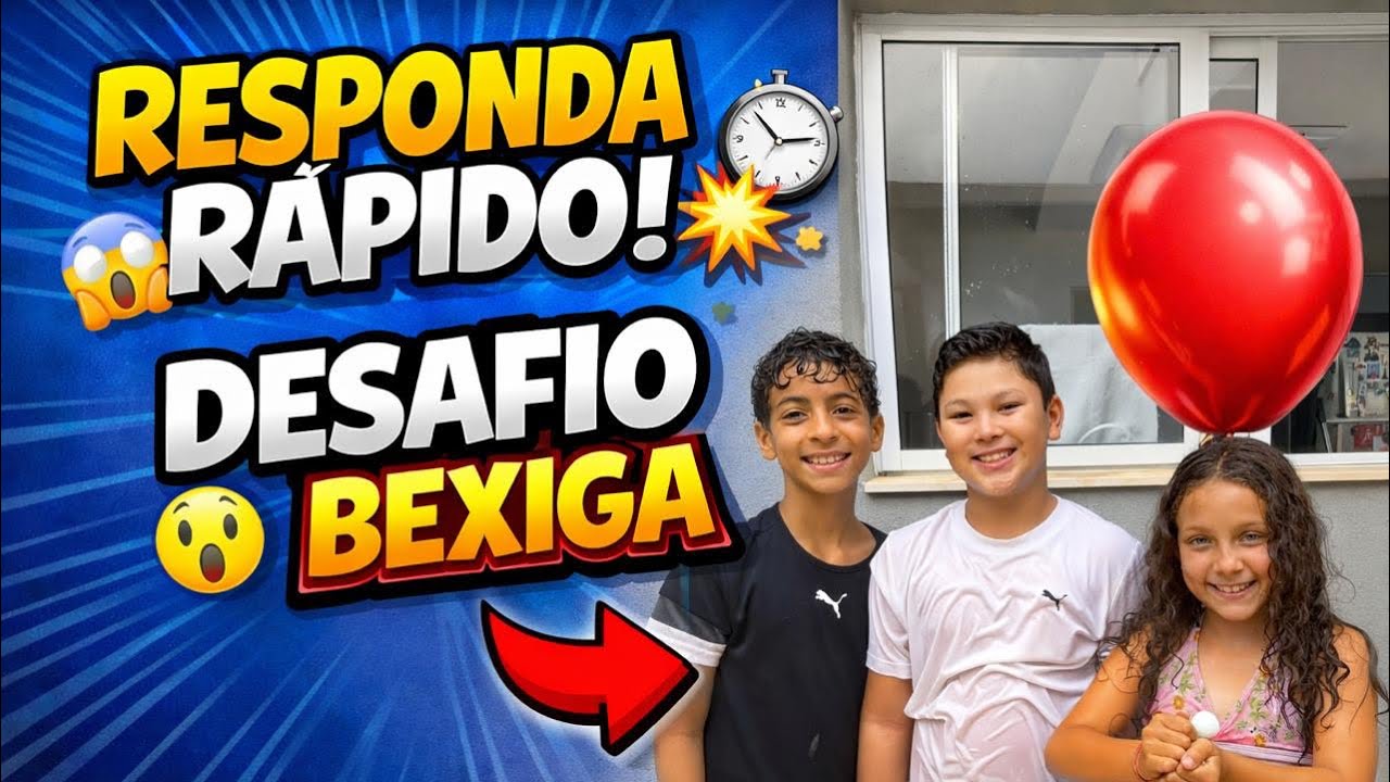 Responda Rápido ou a BEXIGA ESTOURA! 🎈💦