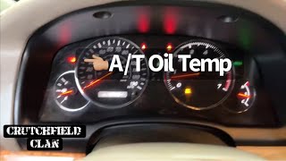 Getting to transmission temperature check mode with only a copper wire | Lexus GX470 screenshot 5