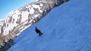 Sunny day shreds. Early March at Eaglecrest