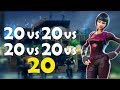 THE MOST INTENSE & EXCITING 20 VS 20 EVER | SUPER CLUTCH - ( Fortnite Battle Royale)