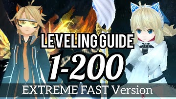 ToramOnline: EXTREME FAST LEVELING GUIDE 1-200 | Understand Leveling in 5 minutes