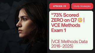 73% Scored ZERO on Q7 😳 | VCE Methods Exam 1 (2016–2025 Data Analysis)
