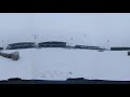 360 Grad - Das CHIO Hauptstadion im Schneegestöber