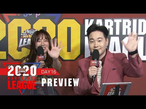 <strong>프리뷰</strong> 쇼 16회 [2020 SKT JUMP 카트라이더 리그 <strong>시즌1</strong>]