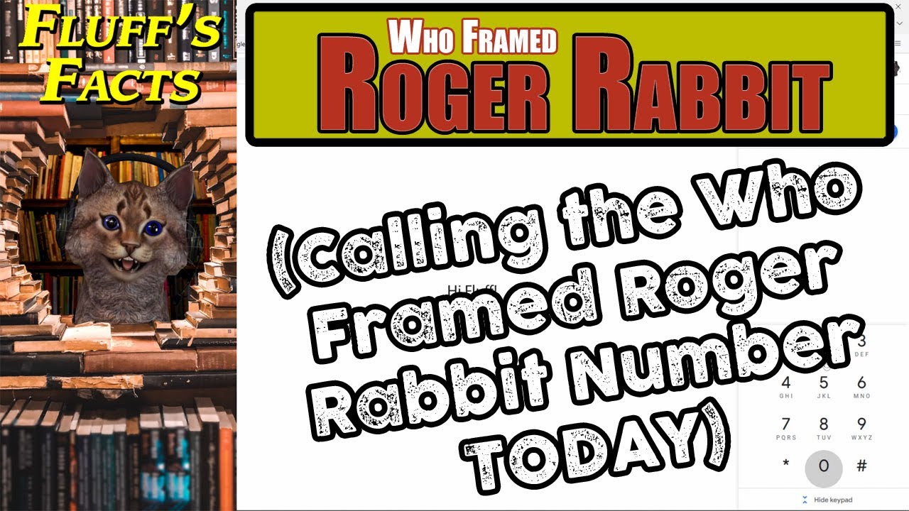 ☺︎aaa☺︎ Fluff Calls the Who Framed Roger Rabbit Phone Number | Video Games