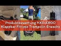 Produktbewertung HXD-ERGO Klappbar Fitness Trampolin Erwachsene Indoor, Keine Installation erforderl